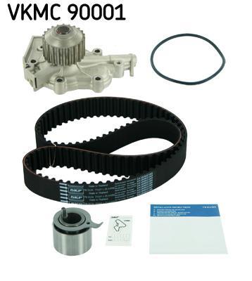 Pompe à eau + kit de courroie de distribution (Kit courroie de distribution) SKF ref. VKMC 90001